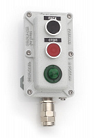 Пульт управления ПКИВ-УПМ03 взрывозащищенный кнопка "грибок" с фиксацией, отпирание
