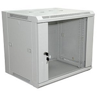 Шкаф настенный 9U серия WM БЕЗ ДВЕРИ (600х600х501), собранный, серый