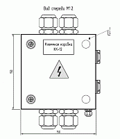 Коробка клеммная КК-12 (по черт. ПЭ-0.15/0.15/0.08-12-01-2021)