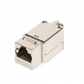 Модуль-вставка Keystone, Кат.5е D,100МГц, RJ45/8P8C, с-з, T568A/B, неэкран., белый. NMC-KJUD2-NT-WT