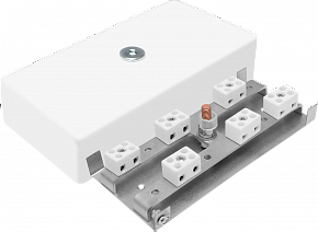 Коробка монтажная огнестойкая КМ-О (6к)-IP66-120х120, четыре ввода