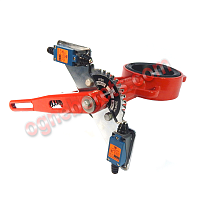 Клапан обратный двустворчатый модели Khlop CV-02/W межфланцевый DIN Ду 100 Pу = 16 бар