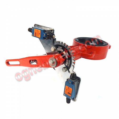 Клапан обратный двустворчатый модели Khlop CV-02/W межфланцевый DIN Ду 100 Pу = 16 бар