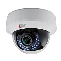 Видеокамера цв. купол  LTV-CDH-B7002L-V2.8-12, мех. ИК фильтр, ИК  до 30 м, OSD, BLC, AGC, 3DDNR