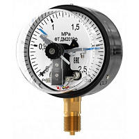 Манометр ДМ2010ф исп V 0-400 кгс/см2 кт.1,5 d.100 IP40 M20*1,5 РШ