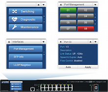 IP30 8-Port Gigabit Wall-mount Switch with 4-Port 802.3AT POE+  (-10 to 60 C), dual redundant power 