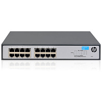 Коммутатор HP 1420 16G Switch (16 ports 10/100/1000, unmanaged, fanless, 19")(repl. for J9560A)