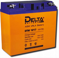 Аккумулятор  17 А/ч, 12В (Delta) DTM1217