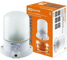 Светильник НПБ400 для сауны настенно-потолочный белый, IP54, 60 Вт, белый, TDM*