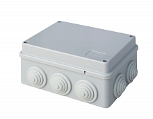 JBS150 150х110х70, 10 вых., IP55, серая (44009) Коробка монтажная