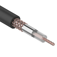 RG-58 A/U, 50 Ом, Cu/Al/Cu, 64%, 100 м, черный (01-2003)