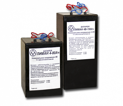 Батарея Лиман 2,6В 300А/ч Батарея Лиман 2,6В 300А/ч
