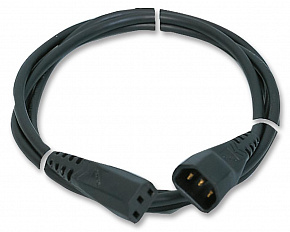 Шнур питания с заземлением IEC 60320 C13/IEC 60320 C14, 10 А / 250 В (3 × 1,0),R-10-Cord-C13-C14-1.8