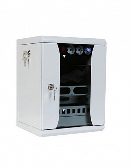 Шкаф телекоммуникационный настенный 10&quot; 8U (350 × 255) ШРН-8,255-10
