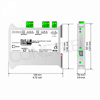 HD67616-422-A1 - Промышленный конвертер NMEA0183 в Modbus slave