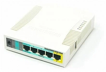 Маршрутизатор Mikrotik 951Ui-2HnD RouterBOARD, 802.11b/g/n, порты: (5) 10/100 Ethernet ports; (1) U