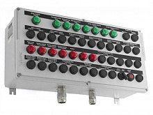 ПКИЕ111109/ПРОМ-1КГЕ06С10(24DC)-1КНВМ2М-20НК/Р(Г)/ надпись "ОПРОБОВАНИЕ"/АП/КОЗЫРЕК Пост управления 