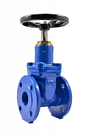 GROSS. Задвижка (короткая) клиновая фланцевая DN150PN16 с электроприводом 380В 