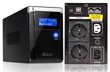 ИБП (UPS) SVC V-800-F-LCD, 800ВА / 480Вт, 220В, 3 мс, 12В/9 Ач, 160*108*330 мм