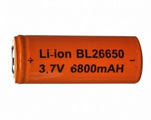 Аккумулятор Li-Ion BL-26650, 3.7 В, 6800 мАч bulk