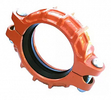 Муфта гибкая переходная, ДИНАРМ, чугун, крашенный, 2" x 1 1/2" (60.3 x 48.3мм), Ру = 2.5 МПа