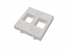 Адаптер Mosaic серии 45 для информационного модуля Keystone, белый, 22.5х45.0 мм 16B-45-02WT