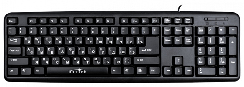 Клавиатура OKLICK 180M, PS/2, черный