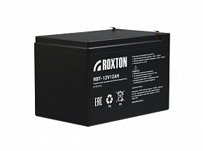 RBT-12V12AH Свинцово-кислотный аккумулятор, 12 В, 12 Ач, -15...+50°С, 150x100x100 мм, 4 кг.