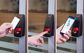 PERCo-CR01 Контроллер регистрации с двумя встроенными считывателеми для карт формата EMM/HID, ин