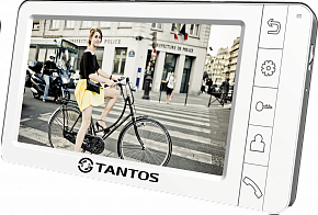 Tantos Amelie VIZIT (белый). монитор цветного видеодомофона