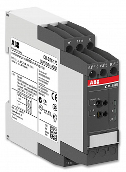 Трехфазное реле CM-PFS.P 3x200-500В AC, 2ПК, пружинные клеммы 1SVR740824R9300