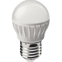 Лампа светодиодная Led 6 Вт Е27 белый матовый шар Онлайт 71646 ОLL-G45