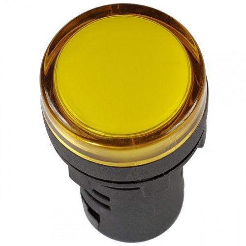 Лампа AD-22DS LED матрица 22мм желтый 230В (BLS10-ADDS-230-K05)