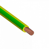ПВ3 1х6 кабель желто-зеленый (ПуГВ)