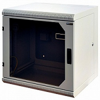 Шкаф настенный SignaPro™ 12U 635х600х660 мм, двухсекционный со съемными боковыми стенками, серый