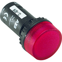 Лампа CL2-523R красная со встроенным светодиодом 230В AC 1SFA619403R5231