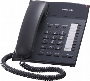 Проводной телефон PANASONIC KX-TS2382RUB, черный