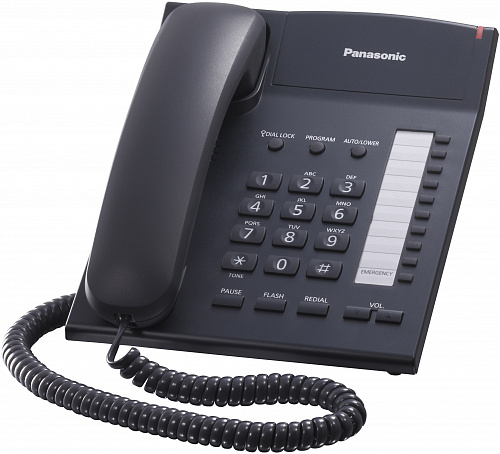 Проводной телефон PANASONIC KX-TS2382RUB, черный