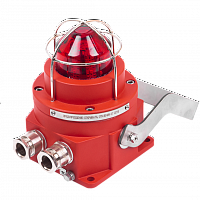 WGTB (60V) Всепогодная лампа-вспышка, отверстия под каб.вводы М20, 60V (DС).