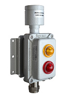 ПГСК02-24DC-ЛЖ-ЛК-КОВ2MНК Пост светозвуковой аварийной сигнализации взрывозащищенный 1Ex db e mb IIC