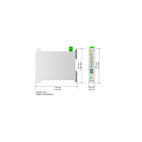 HD67164-232-485-A1 - Промышленный конвертер Modbus RTU Master в SNMP agent, корпус типа A (тонкий)