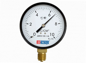 Манометр ДМ02-100 0-1,6МПа Дк100 G1/2" радиал Метер