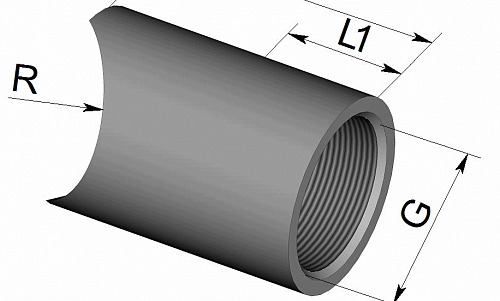 ШСДУ-П Штуцер ШСДУ-П приварной, выход под СДУ, в компл. с прокладкой ШСДУ-П Штуцер ШСДУ-П приварной, выход под СДУ, в компл. с прокладкой