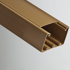 Кабель-канал 100х60 "RuVinil" 100х60х2000 коричневый (kkrv10060)
