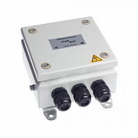 Клеммная коробка KlemBox® КК 200, сталь 200х200х120мм, 20 клемм 24А,вводы 2хМ20 (Ø10-14) снизу, 2хМ