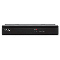 Видеорегистратор IP INR 841 PE,  8 х IP-камер 2Mpix H.264, 8-портовый PoE, 40Мбит/с, 1 HDD до 4Тб
