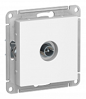 ATN000193 Розетка телевизионная простая Schneider Electric Atlas Design 1-й разъем, белый