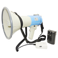 Ручной мегафон РМ-25С съёмный АКБ, до 100 Вт, свисток, сирена.