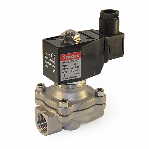 Клапан электромагнитный Smart SM-5563 G 1″ Ду25 Клапан электромагнитный Smart SM-5563 G 1″ Ду25