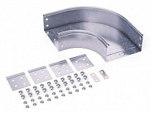 Угол для лотка горизонтальный 90град. 100х50 CPO 90 в компл. с крепежн. элемент. гор. оцинк.